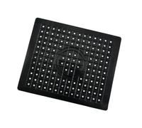 Kitchen Sink Mat Sink Protector Tableware Drainer Mat Sink Liner Pad Reusable for Kitchen Counter Refrigerator Kitchen Sink , Rectangle Black