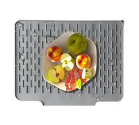Kitchen Sink Mat - Sink Silicone Drip Mat, Foldable Non-Slip Water Drainage After Dinner for Home and Camper Van