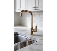 Kitchen Sink Mixer Single Lever tap with Swivel spout Domus by Piralla