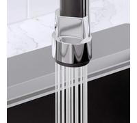 Kitchen Sink Mixer Tap Chrome Brass Degree Rotation Single Hole