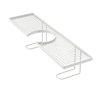 Kitchen Sink Organizer - 50x11x11cm Faucet Vertical Sponge Storage Rack, Bathroom Sink Organizer, Faucet Vertical Rack Style, Slim Fit 500g Stable Build, Iron Alloy Metal For Apartment Rental