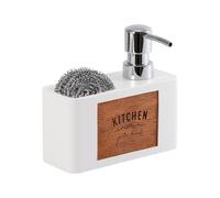 Kitchen Sink Soap Dispenser | Refillable Pump Decorative Bottle - Bathroom Soap Dispenser - for Kitchen Sink Bathroom Counter Farmhouse Home Room Indoor Wall
