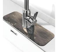 Kitchen Sink Splash Guard Barn swallow in graphite Faucet Mat Faucet Absorbent Mat Dish Drying Mat Kitchen Sink Mat Machine Washable Kitchen Sink Accessories