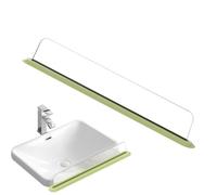 Kitchen Sink Splash Guard - Extended Heightened Anti-Splash Water Baffle | Strong Suction Cup Sink Divider | Silicone Waterproof Barrier for Washing Basin Dishwashing Home Kitchen