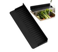 Kitchen Sink Splash Guard Silicone 5-Degree Tilt Washbasin Edge Protector