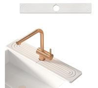 Kitchen Sink Splash Guard, Stone Sink Mat, Kitchen Draining Sink Mats, Tap Stone Drying Mat, Drying Faucet Pad, Stone Faucet Mat, Faucet Mat for Kitchen Sink, Faucet Splash Guard for Bathroom Counter