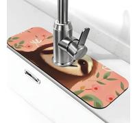 Kitchen Sink Splash Guard You Are Awesome Sloth Faucet Mat Faucet Absorbent Mat Dish Drying Mat Kitchen Sink Mat Machine Washable Kitchen Sink Accessories