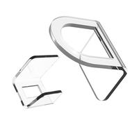 Kitchen Sink Sponge Holder - Compact Organizer for Sponges, Dish Brushes Scrubbers | Space Saving Design with Drainage, Keeps Countertops Tidy and Accessories Hygienic 2.76x2.36x1.97 in