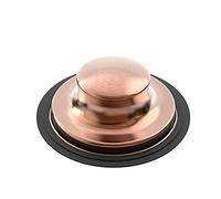 Kitchen Sink Stopper, 3-1/2 inch Universal Sink Plug Cover for Garbage Disposal Flange Drain - Stainless Steel Antique Copper (Antique Copper)