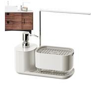 Kitchen Sink - Storage Rack, Soap Pump Bottle, Refillable Detergent Dispenser, Compact Storage Box, Practical Bathroom Shower Gel Container and Caddy Accessories I
