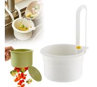 Kitchen Sink Strainer, 2025 New Sink Food Catcher, Kitchen Sink Plug Replacement, Sink Filter Draining Kitchen Tool for Garbage Leftovers, Self-Cleaning Durable Sink Strainer (1, White)