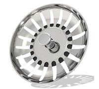 Kitchen Sink Strainer - 304 Stainless Steel Sink Plug Replacement For UK Sinks Prevent Clogs, Bad Smells In The Kitchen - 78 mm Hole Kitchen Sink Plug Strainer For Food Waste/Hair Catcher (1)