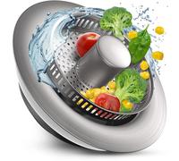 Kitchen Sink Strainer 4.5" Stainless Steel Sink Strainer - 2 PC Strong Clean Reliable Stainless Steel Prevent Rust Edges Deep Mesh, Quick Outflow - 4.5" x 2.75" x Deep 1.5"