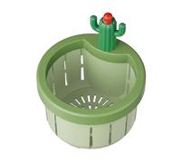 Kitchen Sink Strainer Basket, 3.5 * 3.1Inch Multifunctional Sink Drain Basket, Mini Sinks Strainer Baskets, Food Catcher for Vegetable Peels, Waste, Sinks Filter for Kitchen, Sinkss Organizer (Green)
