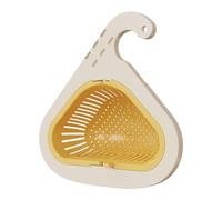 Kitchen Sink Strainer Basket - Corner Drainer Storage Rack, Kitchen Faucet Strainer Multifunctional for Fruit, Vegetable, Sponge, Food Prep and Washing