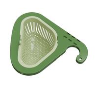 Kitchen Sink Strainer Basket - Corner Drainer Storage Rack, Kitchen Faucet Strainer Multifunctional for Fruit, Vegetable, Sponge, Food Prep and Washing