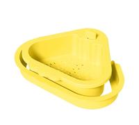Kitchen Sink Strainer Basket, Double-Layer Food, Filter Fruit, 22x25.5x9cm, Vegetable, Pasta Waste, Garbage Disposal Accessory for Apartment, Home, or Bathroom Use Disposal and Cleaning Tasks