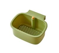 Kitchen Sink Strainer Basket, Plastic Strainer Basket with Drainage Holes Sink Food Catcher with Bottom Release