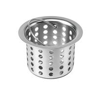 Kitchen Sink Strainer | Kitchen Waste Filter with Handle | Sink Waste Collector | for Home Cooks Cooking Lovers Parents Renters Apartment Office Coffee Shop Restaurant RV Workshop