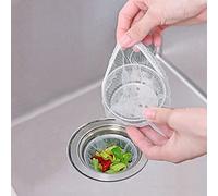 Kitchen Sink Strainer Mesh Bag- 200 PCS Disposable Sink Net Strainer Filter Bags for Sink Drain for Collecting Kitchen Food Waste Leftover Garbage