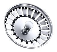 Kitchen Sink Strainer Plug 2PCS | Premium Stainless Steel for Kitchen Sink Replacement Drain Stopper for Food/Hair Catcher Hole Diameter 78 80 82 84mm (78MM)