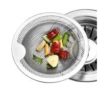 Kitchen Sink Strainer - Sink Drain Strainer | Stainless Steel Large Food Catcher | Kitchen Mesh Basket | Anti-Clog Basket With Handle Screen For Vegetable Drainage Fruit Hair Protection