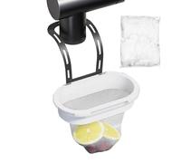 Kitchen Sink Strainer, Waste Collector Food Filter for Sink - Prevents Hanging Filter Plugs with 50 Mesh Bags for Home, Apartment, Hotel Various Places
