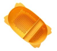 Kitchen Sink Strainer Yellow Plastic Saddle Shape Drain Basket