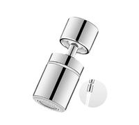 Kitchen Sink Swivel Faucet Aerator, Adjustable 360 Degree Rotate Swivel Sink Faucet Head Replacement, Big Angle Swivel Faucet Aerator Extension Sprayer, Kitchen Tap Splash Proof Spout Accessories
