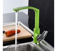 Kitchen Sink Tap for Bar Farmhouse Commercial, Swivel Brass Kitchen Faucet, Sink Faucet, Bathroom Tall Faucet, Sink Basin Mixer Tap, Black/Chrome/Gold/Green/Red/Orange Sink Tap The