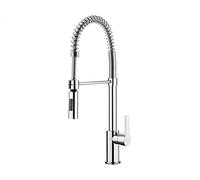 Kitchen Sink tap Made of Brass with moovable spout from Smeg Universal - Chrome - MID5CR
