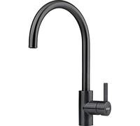 Kitchen Sink tap Made of Stainless Steel and with a Fixed spout from Franke Eos Neo - Black - 115.0613.590