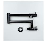 Kitchen Sink Tap, Pot Filler Tap Single Lever Rotate Folding Spout Bathroom Kitchen Faucet Wall Mount Cold Water Sink Black/Brushed for Kitchen(2) Beauty Comes