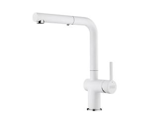 Kitchen Sink tap with a Pull-Out spout and Spray Function from Franke Active L Pull-Out Spray - White Polar - 115.0653.387
