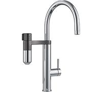 Kitchen Sink tap with Fixed spout and Filter System from franke Vital J - Chrome/Gun Metal - 120.0621.229