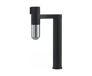 Kitchen Sink tap with Fixed spout and Filter System from franke Vital S - Black Sleet/Optical Steel - 120.0621.311
