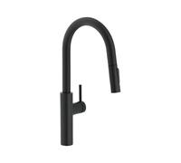 Kitchen Sink tap with Pull-Out spout and Shower Function from Franke Pescara L Slide-in Spray - Black mat - 115.0575.968
