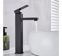 Kitchen Sink Taps Faucets Basin Faucets Deck Mounted Bathroom Faucet Single Handle Sink Mixer Hot and Cold Water Crane Tap Vanity Faucet Mixer/Brushed Gold Short LWX
