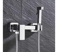 Kitchen Sink Taps Faucets Bidet Shower Faucets Brass Hygienic Shower Spray Airbrush Tap Hot and Cold Water Mixer Toilet Spray Bidet Shower/Matte Black B LWX
