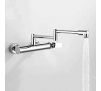 Kitchen Sink Taps, Mixer Taps for Kitchen Pot Filler Wall Mounted, Hot and Cold Single Handle Universal Multifunctional Extension, Kitchen Faucet Kitchen Sinks Mixer Tap, Blackb