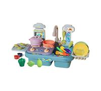 Kitchen Sink Toy Electric Dishwasher Playing Toy With Running Water Real Faucets And Accessories Gifts For Boys Girls