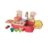 Kitchen Sink Toy Electric Dishwasher Playing Toy With Running Water Real Faucets And Accessories Gifts For Boys Girls