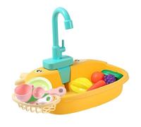 Kitchen Sink Toy - Interactive Kitchen Faucet Playset For Children Featuring Heat Sensitive Water Flow | Engaging Pretend Play Toy Encouraging Creativity, Early Development, Simulation
