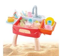 Kitchen Sink Toy - Toddler Pretend Sink,Automatic Water Cycle System Role-ing Toys, Preschool Learning Activities for Homeschool Families Daycare Centers