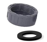 Kitchen Sink Waste Pipe Blanking Cap, Female Thread Appliance Trap Blanking Cap, Washing Machine Plumbing Fittings, for Sealing Joints & Pipes End Gray. 20mm