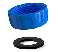 Kitchen Sink Waste Pipe Blanking Cap, Female Thread Appliance Trap Blanking Cap, Washing Machine Plumbing Fittings, for Sealing Joints & Pipes End Blue 20mm