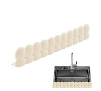 Kitchen Sink Water Splash Guard - Silicone Countertop Protector with Strong Suction Cups | Splash Guard for Kitchen Sink Area,for Rv Shower Bathtub Bathroom Cooking Dishwashing