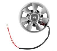 Kitchen Smoke Extractor Fan 100mm 20W Power(White) | Reinforced iron shell, anti-compressive, shock-resistant, painted finish, long lifespan