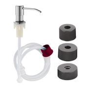 Kitchen Soap Pump - In Sink Dispenser, Three Zero Four Steel Pump, Built In Accessory | Portable Multifunctional Replacement Dispenser, Refillable Bottle Design Home Upgrade Scenario