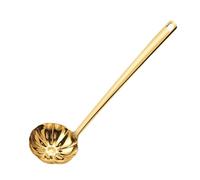 Kitchen Soup Spoon - Heat Resistant Buffet Dipper, Large Metal Cooking Ladle, Balanced Handling Tool | Endurable Tableware Supply for Wedding Party Catering Banquet Home Canteen Dinner Service